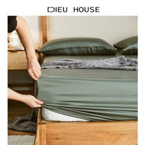 DIEU HOUSE Solid Color Lyocell Tencel One-piece Pillowcase Sheets Silky Cool Summer 1 5 1 8m Fitted Sheet