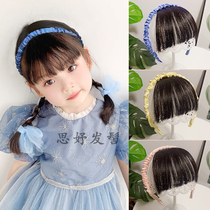 Childrens female hair hoop bangs one air bangs wig headband model photo simulation hair hair accessories