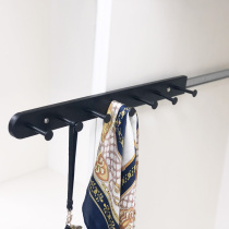 Side-mounted wardrobe hook push-pull cabinet inner trouser rack wardrobe hook cloakroom storage storage rack