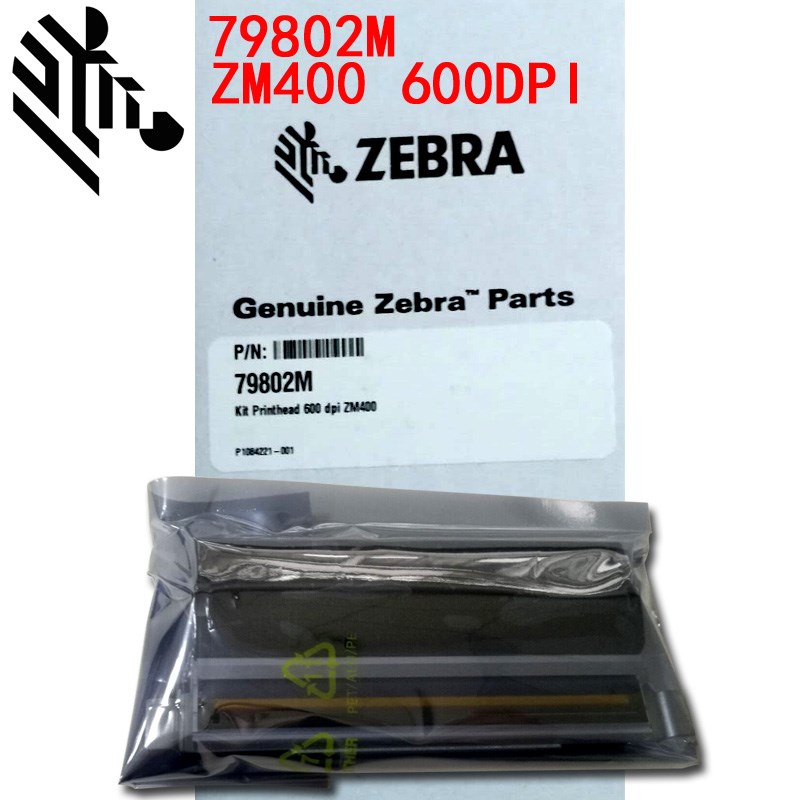 Zebra Zebra ZM400 600dpi barcode high-tight printhead 79802M pin hoe is suitable