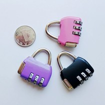 Password lock luggage travel trolley case student schoolbag double backpack cabinet filing cabinet diary mini padlock