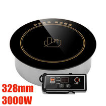 Hot pot electric pottery stove round 3000W embedded wire-controlled crystal pot casserole tile pot barbecue special for hot pot restaurant