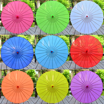 Sanmando silk umbrella blank painting umbrella craft umbrella DIY children's teaching aids oil paper umbrella decorative umbrella classical flower umbrella
