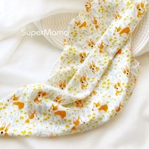 muslin bamboo cotton scarf Koji soft cover blanket sunshade towel children bath towel summer cool air conditioning by newborn blanket