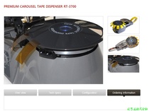 RT3700 disc glue machine ZCUT-870 rotary tape cutting machine-10 automatic disc tape machine