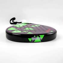 Plate tennis racket full carbon fiber coated bright green PAD REVIVE I paint