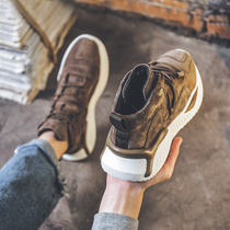 Men Shoes Spring New Ins Shoes Man Wave Shoes Sneakers 100 Hitch Old Daddy Shoes High Tide Men Casual Shoes