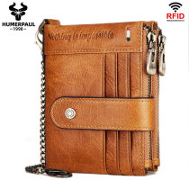 Headlayer Bull Leather Mens Wallet 2021 New Genuine Leather Short large capacity Multi-functional drivers license integrated card bag male