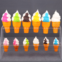 Emulation Ice Cream Model Torch Ice Cream Dessert Cake Decoration Shooting Props Fruit Pendulum children Toys