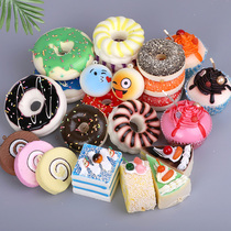 Simulation cake model donut cream fruit bread window display food shooting props childrens toys