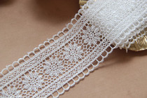 E7 day edition handmade clothing accessories lace water soluble silk thread embroidery lace width 5 5cm