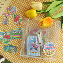 PIDO fart Pocket Shop original illustration iron box ins cute sticker Handbook Diary mobile phone decoration sticker