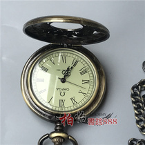 Antique pocket watch mens mechanical watch antique Miscellaneous Republic of China mechanical watch craft ornaments Chinese old copper Watch Gift