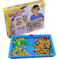 Creative mushroom nails boys and girls intellectual combination puzzle 3-5 years old baby childrens educational toy gift