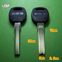 Double row security door key embryo Double row dimple key blank