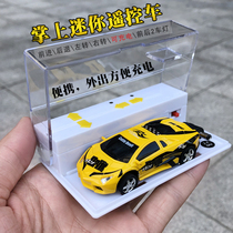 Handheld mini remote control car charging Coke racing car super small sports car childrens toys electric car boy
