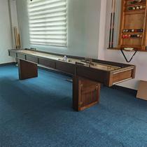 Shuffleboard table sand pot table game full solid wood slide competition type classical villa bar elderly leisure and entertainment