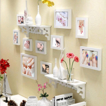 ㊙Simple nail art photo wall decoration creative personality frame wall embroidery hanging wall combination eyebrow eye lip photo film wall