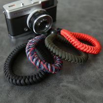 Camera wrist band with micro-handed rope and anti-wrist belt for Canon Sony Fuji to shoot rope