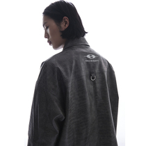 TERRAINCOGNITA original puleather short crocodile leather clothing loose profile Joker casual jacket for men and women