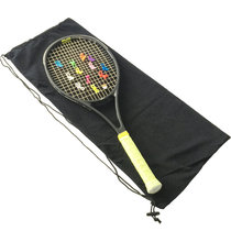 Badminton racket bag Protective racket cover packing bag Portable tennis racket flannel shoulder harness rope storage bag