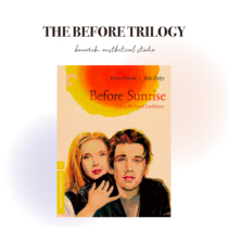 Komorebi artistic love at the trilogy beforesunrise dawn broke the front cc film hand-painted poster