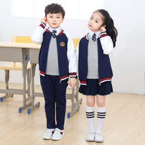 Kindergarten garden clothes spring and autumn clothes British Academy style suits for men and women class uniforms for primary school uniforms autumn and winter suits