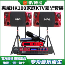  Hivi Huiwei HK100 home KTV audio set ten-inch card pack speaker conference home karaoke amplifier