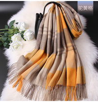 Female autumn and winter Korean version of Joker cashmere shawl thick bib