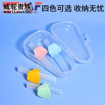 Baby soup artifact Silicone straw Baby porridge bowl accessories with straw Childrens food Non-disposable
