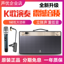 Voice actor Q12 high-power outdoor K song Saxophone Erhu guitar Electric blowpipe sound card live recording instrument audio