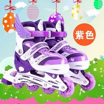 Skate shoes children 3-5-6-18 year old men and women beginner skates inline roller skates adjustable child flash