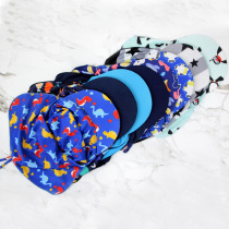 Korean version of childrens sun-proof beach hat ghost hat boys and girls children UV-proof neck sun hat cloak swimming cap