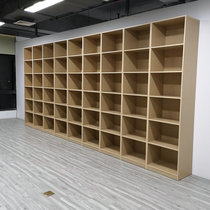 Customized wooden file cabinet multi-layer bookcase bookcase storage grid cabinet storage Display Cabinet Office partition cabinet