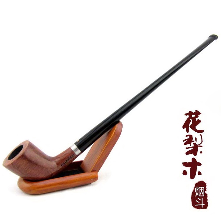 Flower pear wood straight handle reading bucket