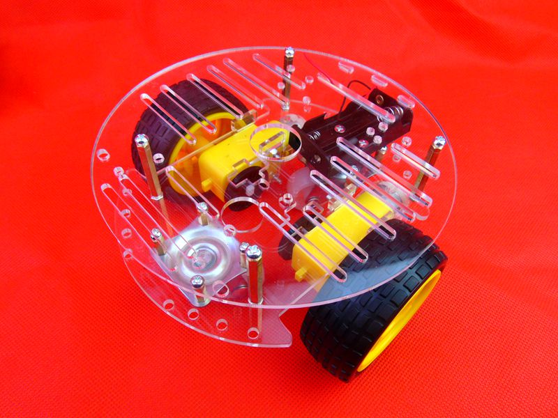 Intelligent Car Chassis Robot Tracking Car Obstacle Avoidance Car with Code Plate Intensive Magneto RT-4