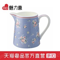 GREENGATE Danish TEA Set Nordic style Ceramic flower arrangement VASE Afternoon tea Teapot Multi-purpose pot 0 5L