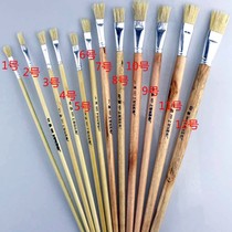 Shanghai oil brush factory pig Mane art professional cleaning pen acrylic pigment gouache brush student painting hair