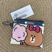 New Products Nix ZERO MONEY KEY BAG ACCESSORIES HOOK SMALL SQUARE BAG CARTOON BEAR POSITIONING PATTERN ADORABLE CONTAINING WOMEN BAG