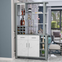 Living room partition cabinet Modern simple wine cabinet Home barrier brake entrance shoe cabinet Double-sided hall cabinet Screen decorative cabinet