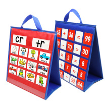 Desktop Teaching Pocket Chart Tabletop Pocket Chart Classroom Display Tripod Containing Pocket