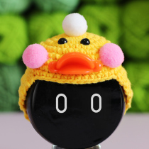 (Not falling off)Nio nomi hat ES8 EC6 ES6 Doodle duck hat decoration pure handmade wool knitting