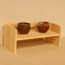 Dog Bowl Cat Bowl Neck Brace Bay Pet Solid Wood Dining Table Supplies Support Protection Cervical heightening frame kitty