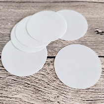 White release paper round silicone oil paper double-sided round silicone oil paper white silicone paper 500 bag