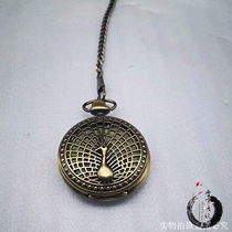 Hot selling antique Miscellaneous antique old pocket watch hollow mechanical pocket watch on the target is walking with chain retro pocket watch