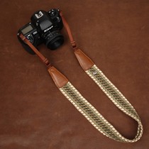 cam-in colorful weave single anti-digital camera braces micro-single photo camera shoulder strap universal cam8737