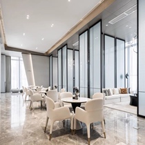 Modern light and luxurious dining chair sales in the area negotiate reception chairs combined high back designer coffee hall leather chairs