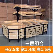Creative display rack Fruit shop second-hand creative storage rack Multi-layer supermarket fruit garden
