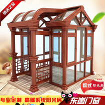✅Shanghai Suzhou glass sun room custom villa terrace Broken bridge aluminum doors and windows design Aluminum alloy window seal balcony