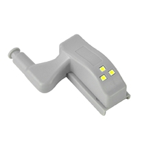 Home smart touch sensor cabinet light white warm light LED hinge light indoor door opens bookcase light